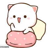 😴 แมว, น่ารัก, คาวาอิ, สติกเกอร์, สัตว์, การ์ตูน telegram sticker