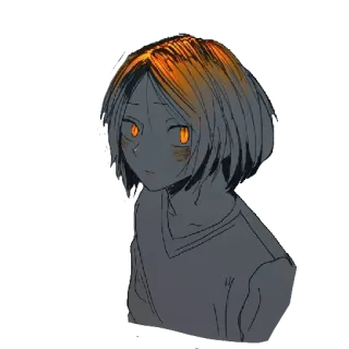 😦 Kozume Kenma Haikyuu!! Аниме, Haikyuu, Козуме Кенма, Волейбол, Персонаж telegram sticker