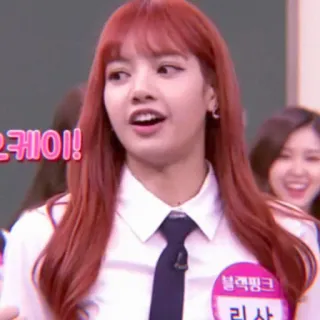 😒 Lisa 오케이!! kpop, blackpink, lisa, korean pop, singer, idol whatsapp sticker