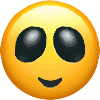 👽 Emoji, Smiley, Gelb, Cartoon whatsapp sticker