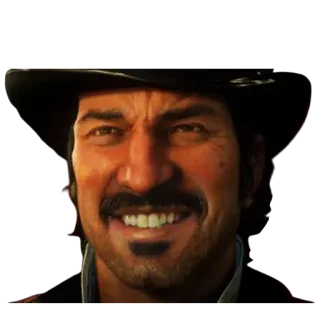 😂 Dutch van der Linde Red Dead Redemption 2 red dead redemption, rdr2, dutch van der linde, personaggio, western telegram sticker