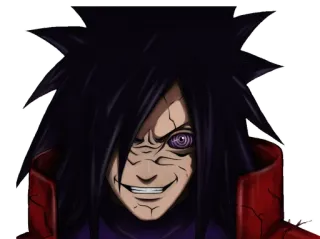 😈 Madara Uchiha Naruto anime, manga, uchiha, naruto, madara, villain telegram sticker