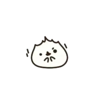🍥 pieróg, jedzenie, słodki, kawaii, animacja, kreskówka, gryz telegram sticker