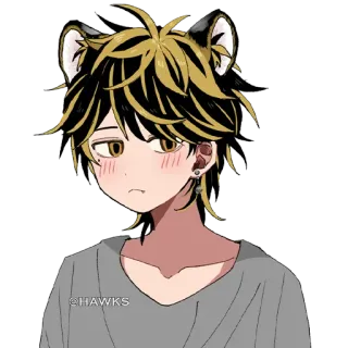 🥵 @HAWKS Anime, Manga, Hoạt hình, Dễ thương, Con trai telegram sticker
