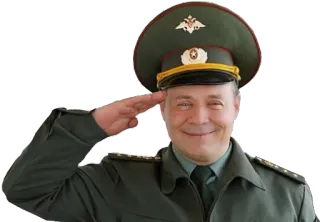 🎖 militaire, uniforme, salut, officier, armée telegram sticker
