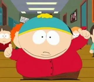 🌟 Eric Cartman South Park cartman, south park, cartoni animati, divertente, personaggio telegram sticker