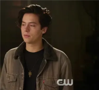🖤 Jughead Jones Riverdale drama adolescente, série de TV, Riverdale, Jughead Jones, Cole Sprouse, adolescente, drama telegram sticker