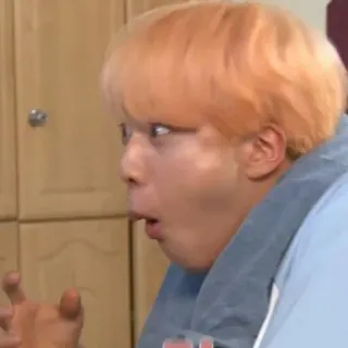 🍁 chocado, surpreso, expressão, kpop, engraçado, meme telegram sticker