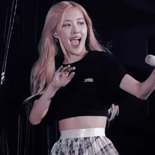 🌸 Rosé cantante, kpop, celebrità, musica, donna whatsapp sticker