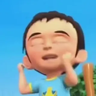 Upin Ipin tadika runtuh @ciayoora telegram stickers