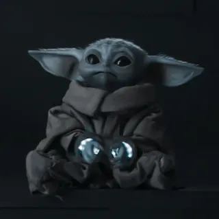 🧪 Grogu The Mandalorian Grogu, Baby Yoda, The Mandalorian, Star Wars, fofo, ficção científica, space opera telegram sticker