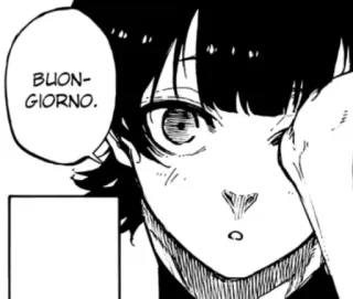 🥱 BUONGIORNO. manga, anime, greeting, boy whatsapp sticker