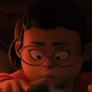 🥵 Mei Lee Turning Red Я краснею, Мэй Ли, Disney, Pixar, мультфильм, персонаж telegram sticker