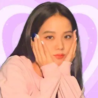 🌟 kpop, jisoo, chanteuse, idole, femme, portrait telegram sticker