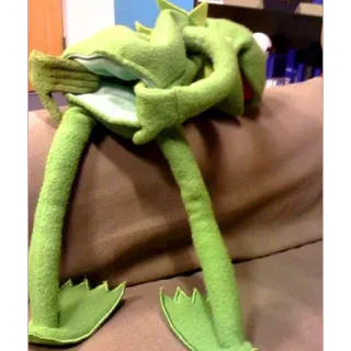 😂 Kermit Kermit the Frog, Muppets, puppet, green, frog, toy telegram sticker