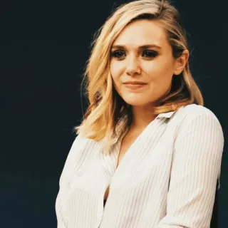 ™ Elizabeth Olsen celebrity, actress, portrait, woman, blonde hair telegram sticker