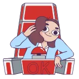 Блуми whatsapp stickers