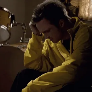 🚬 Jesse Pinkman Breaking Bad jesse pinkman, breaking bad, sad, crying, depressed, emotional, aaron paul, reaction telegram sticker