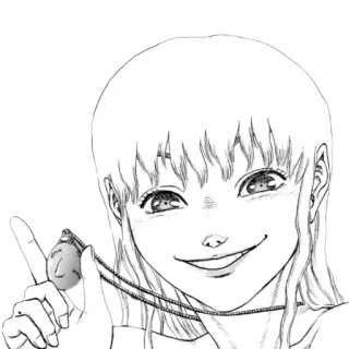 😊 Griffith Berserk manga, anime, fantasy, berserk, griffith, nhân vật, nụ cười telegram sticker
