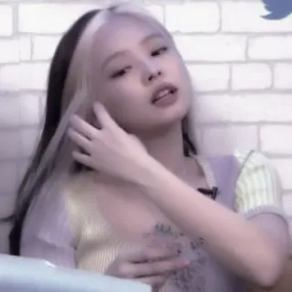 🤿 Jennie K-pop, cantante, mujer, moda, belleza, celebridad whatsapp sticker