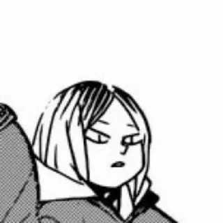🏳 Kenma Kozume Haikyuu!! 애니메이션, 만화, 하이큐, 켄마, 코즈메, 캐릭터, 팬아트 telegram sticker