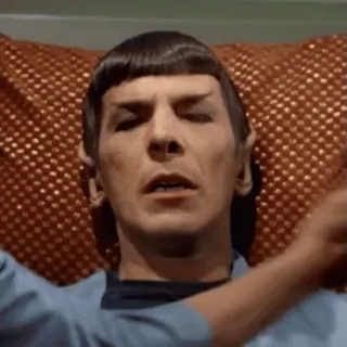 🖐 Spock Star Trek สป็อค, สตาร์เทรค, วัลแคน, มิสเตอร์สป็อค, รายการทีวี, วิทยาศาสตร์ telegram sticker
