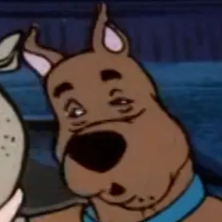 🍓 Scooby-Doo Scooby-Doo, cartone animato, cane, divertente, personaggio telegram sticker