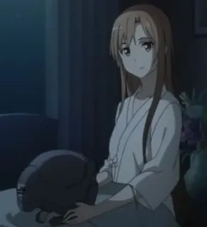 🍂 Asuna Yuuki Sword Art Online Anime, Gadis, Sword Art Online, Asuna, Yuki whatsapp sticker