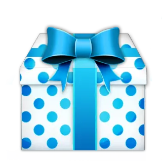 🎅 ギフト, プレゼント, 箱, リボン, お祝い, 誕生日, サプライズ telegram sticker
