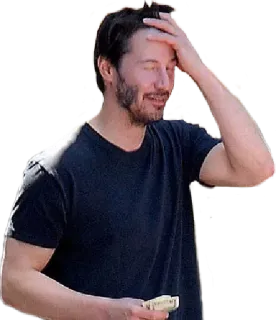 🤦‍♂️ Keanu Reeves Person, Schauspieler, Keanu Reeves, Promi telegram sticker