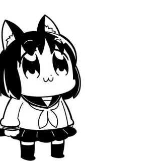🙃 anime, cartoon, character, cute, manga telegram sticker