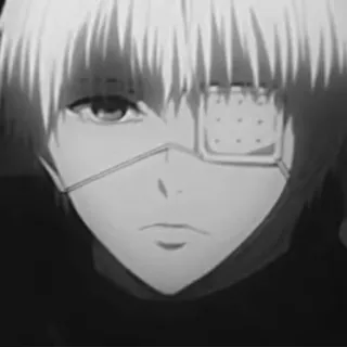 🀄 Ken Kaneki Tokyo Ghoul anime, manga, tokyo ghoul, ken kaneki telegram sticker