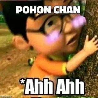 🌟 POHON CHAN
*Ahh Ahh cartoon, tree, child, funny, meme whatsapp sticker