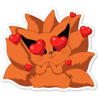 😍 cat, animal, hearts, love, cute, kawaii telegram sticker