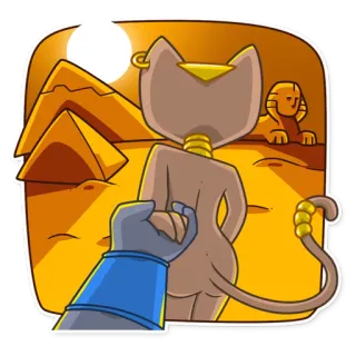 Anpu the Archaeologist whatsapp stickers