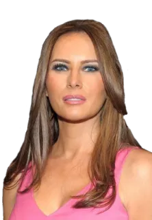 😱 Melania Trump ex first lady, politico, Melania Trump, ritratto whatsapp sticker