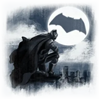 😏 Batman Batman, DC Comics, Superhero, Gotham, Dark Knight telegram sticker