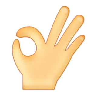 👌 ok sign, hand gesture, offensive, symbol, racist, meme telegram sticker