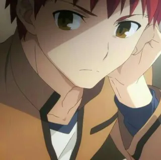 🌟 Shirou Emiya Fate/stay night Anime, Postać, Fate, Shirou Emiya, Męski, Gra wideo telegram sticker