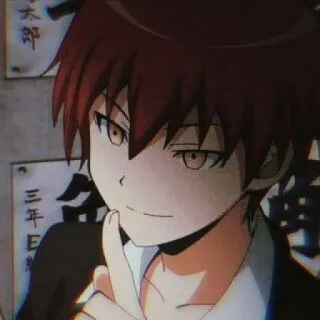🤫 Karma Akabane Assassination Classroom Аниме, Класс убийц, Карма Акабанэ, Манга, Мультфильм telegram sticker