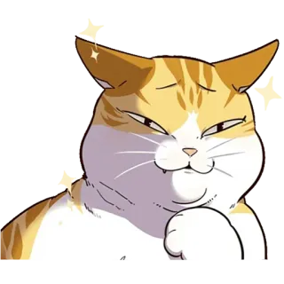🤴 kucing, hewan peliharaan, hewan, imut, stiker telegram sticker