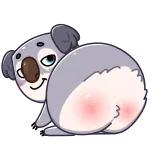 Kozy Koala | @Premium_Emojis_Telegram telegram emojis 🍑