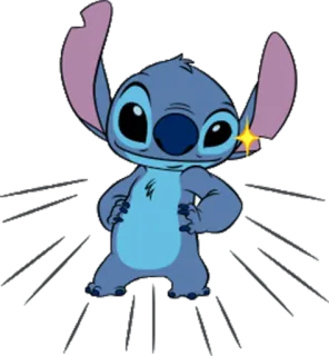 😉 Stitch Lilo & Stitch สติช, ลิโล่ แอนด์ สติช, ดิสนีย์, การ์ตูน, เอเลี่ยน, น่ารัก telegram sticker