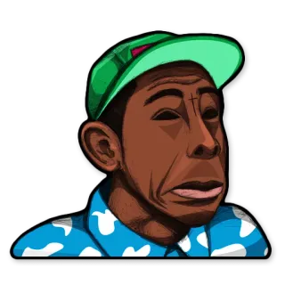 😟 Tyler, the Creator tyler the creator, rapper, música, golf wang, músico telegram sticker