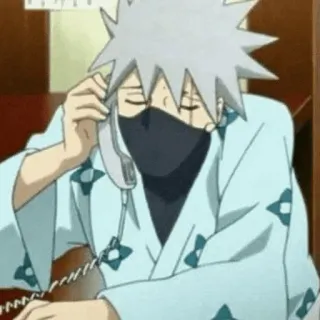 ⛓ Kakashi Naruto Kakashi, Naruto, Anime, Manga, Cartoon, Telefon telegram sticker