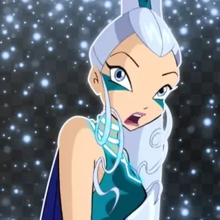 😱 Icy Winx Club lodowaty, Winx Club, kreskówka, złoczyńca, wiedźma telegram sticker