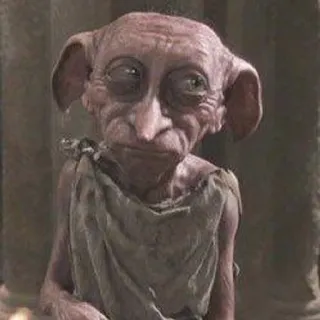 🌟 Dobby Harry Potter Dobby, Harry Potter, elfe, fantastique, magie, sorcier whatsapp sticker
