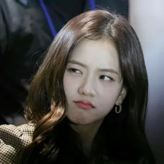 ☁️ Jisoo femme, kpop, k-pop, blackpink, chanteuse, jisoo, portrait telegram sticker