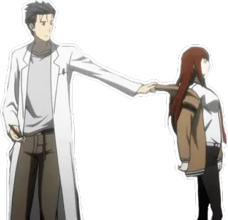 Makise Kurisu (rian_95) whatsapp stickers