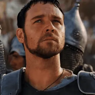 👍 Maximus Gladiator Maximus Decimus Meridius, Gladiator, Russell Crowe, Roman Empire, Ancient Rome, warrior telegram sticker